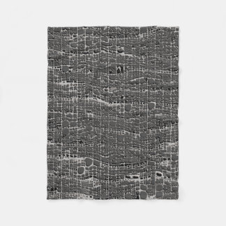 Couverture Polaire Béton gris Faux