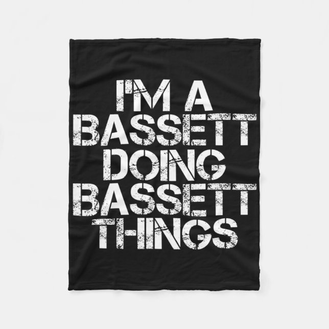 Couverture Polaire Bett Funny Nom de famille Arbre de famille Anniver (Devant)