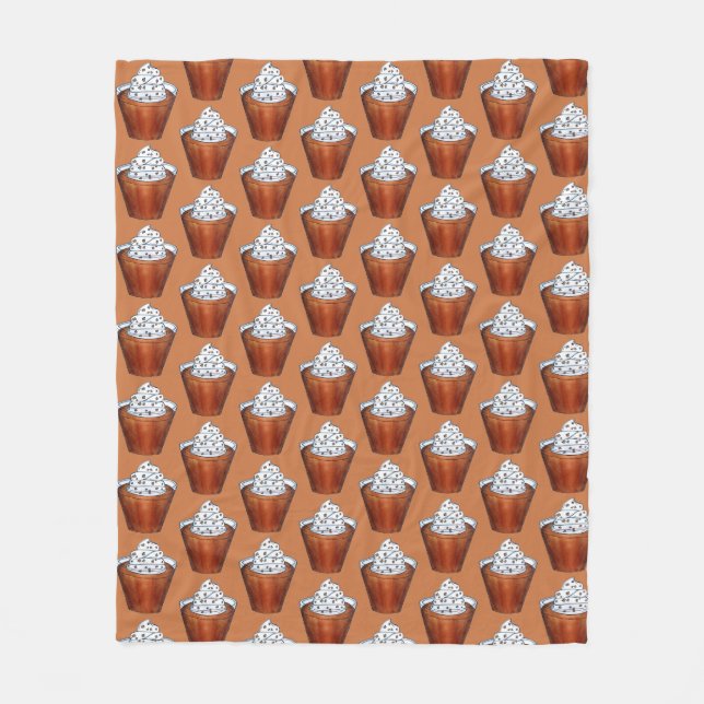 Couverture Polaire Beurre-écossais Pudding Crème à hanches Alimentati (Devant)