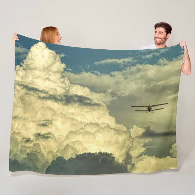Couverture Polaire BI-PLANE dans les NUAGES (En situation)