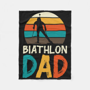 Couverture Polaire Biathlon Drôle Ski d'hiver Amateurs de ski 4