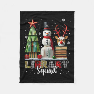 Couverture Polaire Bibliothèque de Noël Livres Noël Arbre de Noël Sno