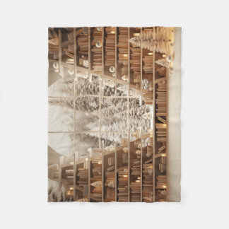 Couverture Polaire Bibliothèque Wintery