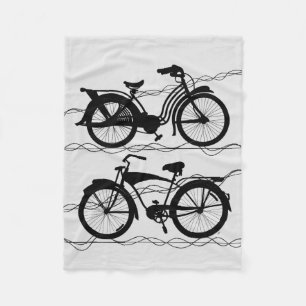 Couverture Polaire Bicyclette Noir 1