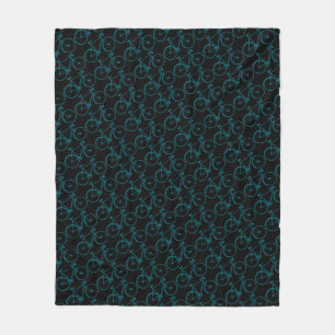 Couverture Polaire Bicyclettes bleues
