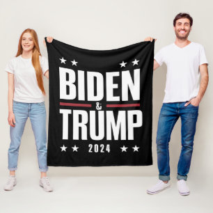 Couverture Polaire Biden Trump 2024 Élection Drôle Présidentiel VP