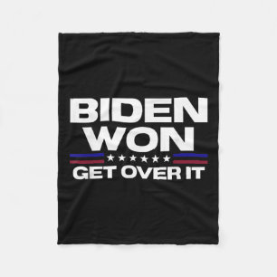 Couverture Polaire Biden Won Get Over It Patriotic Pro Joe Anti