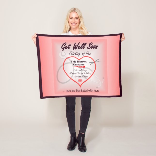 Couverture Polaire Bien Bientôt #1 Blanche polaire (En situation)