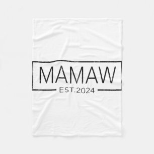 Couverture Polaire Bientôt Être Mamaw 2024 Fête des mères Mamaw Est 2