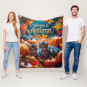Couverture Polaire Bienvenue À Automne
