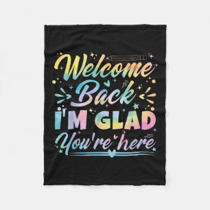 Couverture Polaire Bienvenue de retour Je suis heureux que vous soyez