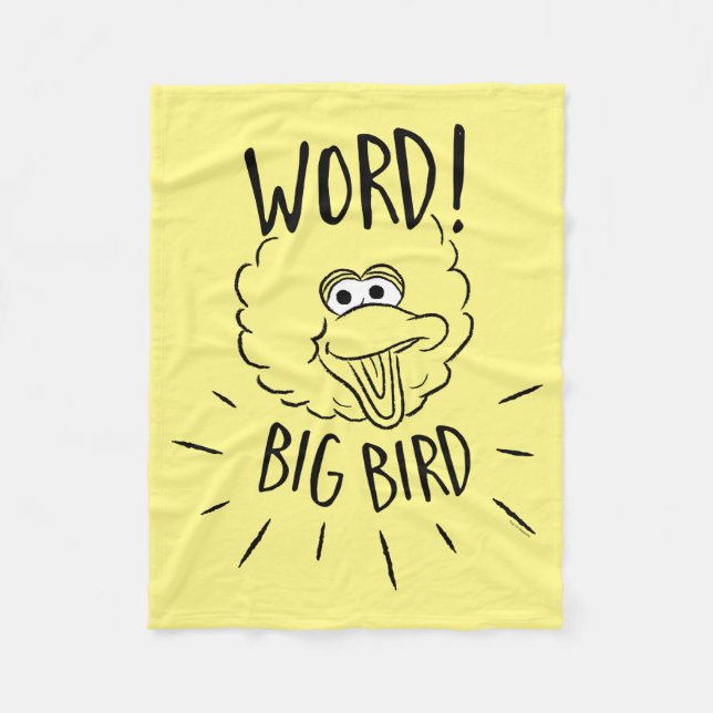 Couverture Polaire Big Bird Skate Logo - Word! Big Bird (Devant)