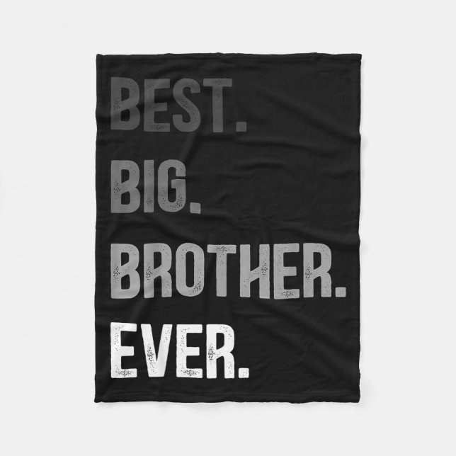 Couverture Polaire Big Brother Ever Teenager Older Sibling For Boys K (Devant)