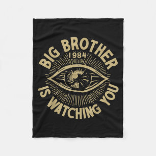 Couverture Polaire Big Brother Vous Regarde 