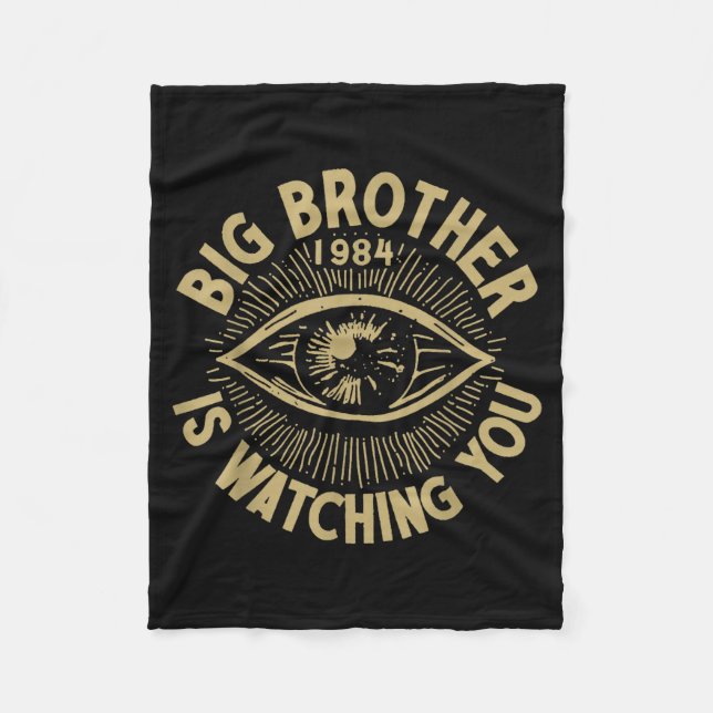 Couverture Polaire Big Brother Vous Regarde  (Devant)