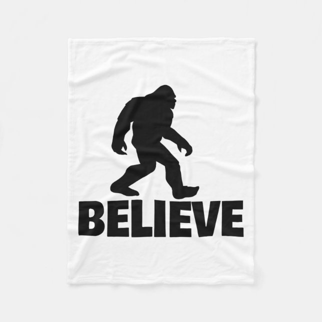 Couverture Polaire Bigfoot Believe Funny Believe Bigfoot  (Devant)