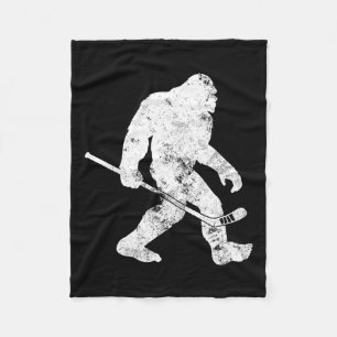 Couverture Polaire Bigfoot Hockey Vintage Sasquatch Drôle Hommes G Fe
