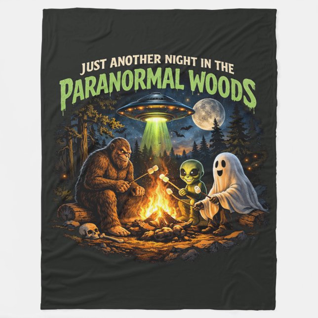 Couverture Polaire Bigfoot Sasquatch (Devant)