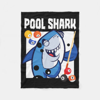 Couverture Polaire Billard de requin de piscine Joueur 9 balle