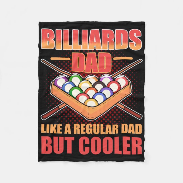 Couverture Polaire Billard Papa Comme Un Père Régulier Mais Glacière  (Devant)
