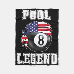 Couverture Polaire Billiard Team 8 Ll Jeu Joueur De Piscine Cadeaux P