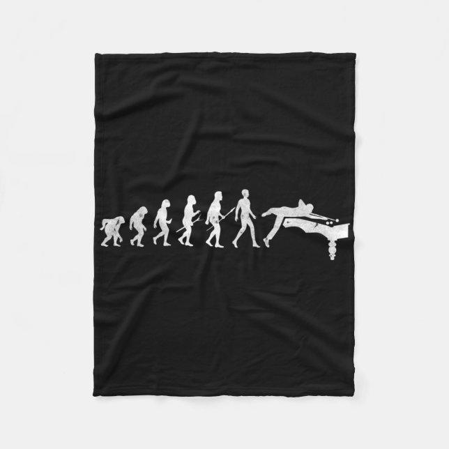 Couverture Polaire Billiards Évolution De Billard Humain Snooker Pool (Devant)