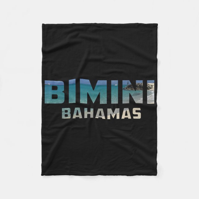 Couverture Polaire Bimini Bahamas Tropical Island (Devant)
