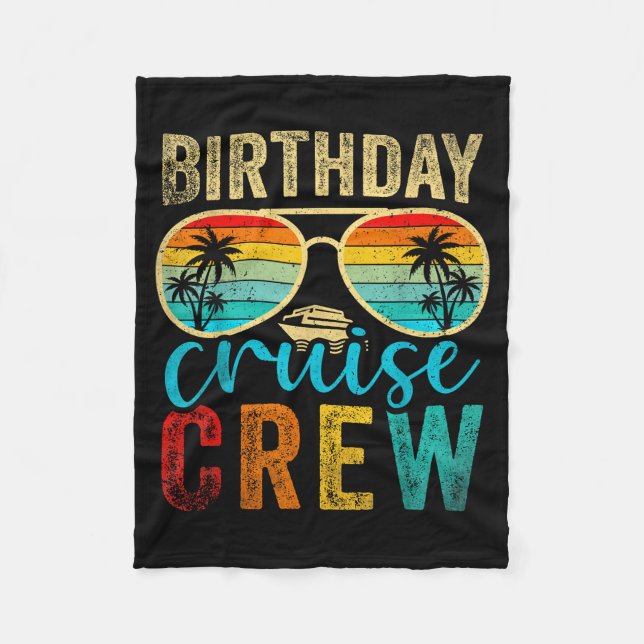 Couverture Polaire Birthday Cruise Crew Cruise Birthday Cruising Trip (Devant)