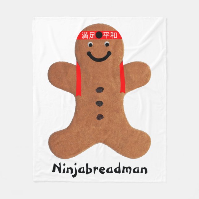 Couverture Polaire Biscuit Ninjabreadman (biscuit) (Devant)