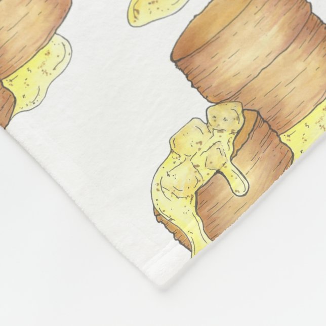 Couverture Polaire Biscuits et saucisses Gravité Petit déjeuner Sud (Coin)