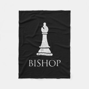 Couverture Polaire Bishop Chess Piece Jeu Correspondant Simple Hallow