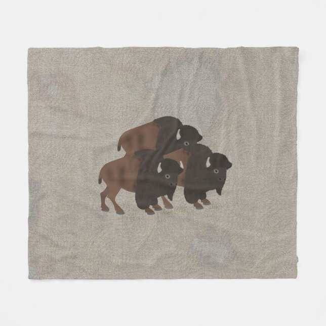 Couverture Polaire Bison (Devant (Horizontal))