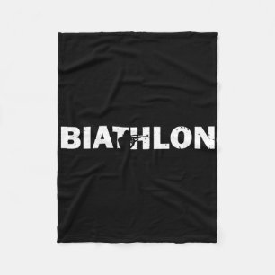 Couverture Polaire Bizarre Biathlon Biathlon tir Cible Ski Sp