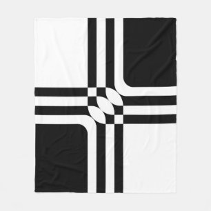 Couverture Polaire Black and white fantasy