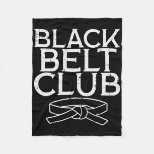 Couverture Polaire Black Belt Club Cool Karate Taekwondo Kung Fu Jiu