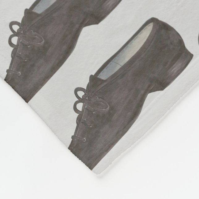 Couverture Polaire Black Jazz Dance Chaussure Danser Studio enseignan (Coin)