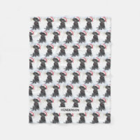 Black Lab Chiot à Santa Hat ou Custom Chien Photo