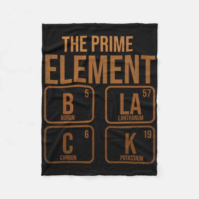Couverture Polaire Black l'élément premier  (Devant)