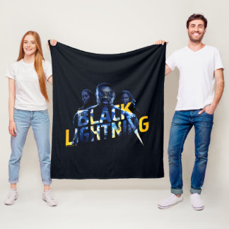 Couverture Polaire Black Lightning Heroes