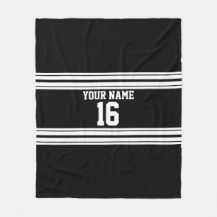 Couverture Polaire Black White Team