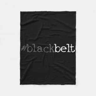 Couverture Polaire Blackbelt Karate Taekwondo Martial Arts Cadeau 1
