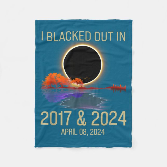 Couverture Polaire Blacked Out 2017 Total Solar Illustration (Devant)