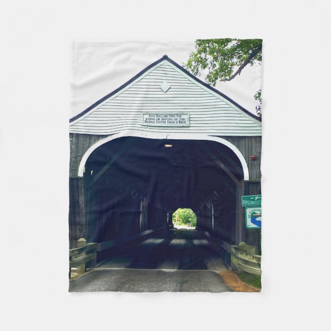 Couverture Polaire Blair Covered Bridge (Devant)