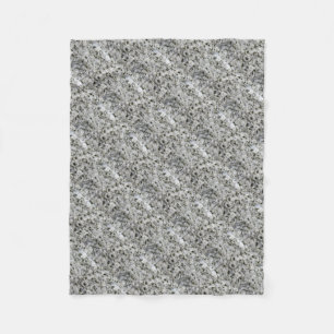 Couverture Polaire Blanc de roche de granit