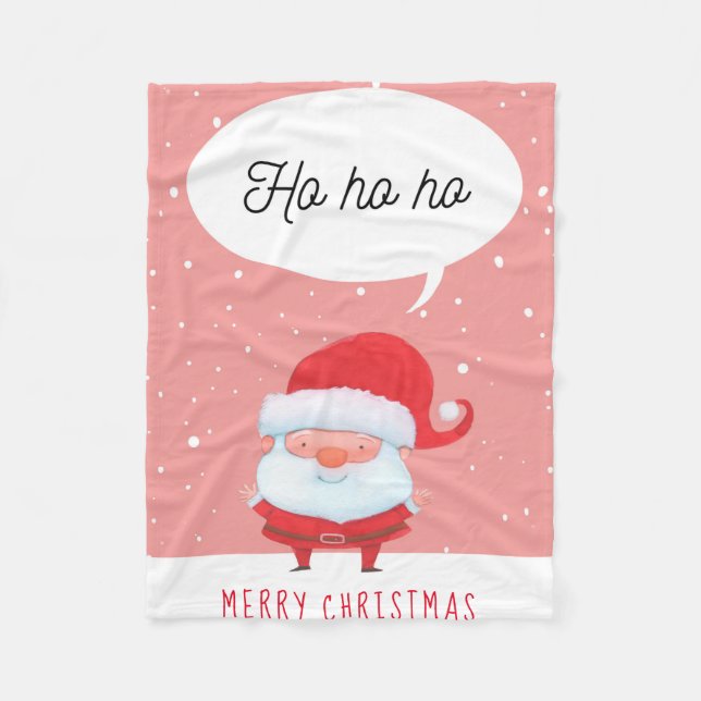 Couverture Polaire Blanche de la flotte du Père Noël par dreamlikeach (Devant)