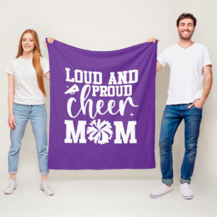 Couverture Polaire Blanche en polaire maman Cheer