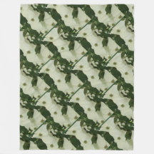 Blanche en polaire moelleuse