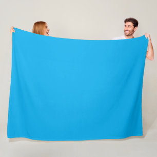 Couverture Polaire Blanche polaire bleu Aqua