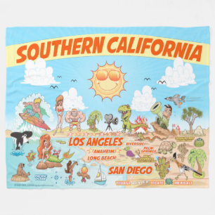 Couverture Polaire Blanche polaire de Californie du Sud