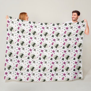 Couverture Polaire Blanche polaire de fierté sexuelle